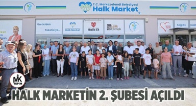 Halk marketin 2. şubesi Yenimahalle’ye açıldı
