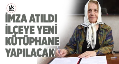 İmzalar atıldı yeni kütüphane geliyor