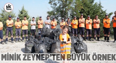 Minik Zeynep’ten büyük örnek