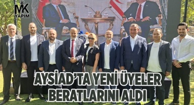 AYSİAD’ta üyeler beratlarını aldı