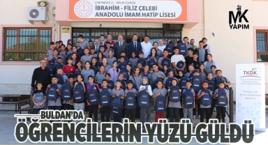 Buldan’da öğrencilere hediye dağıtıldı