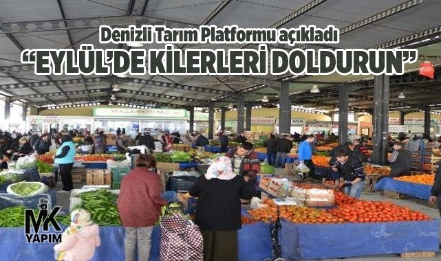 “Eylül ayında kilerleri doldurun”