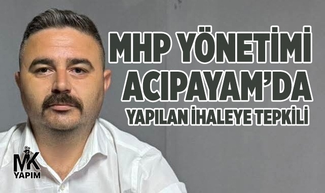 MHP yönetimi, belediyenin yaptığı ihaleyi gündeme taşıdı