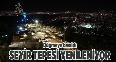 405 bin metrekarelik devasa bir alana sahip Seyir Tepesi yenileniyor
