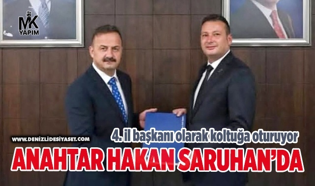Anahtar Hakan Saruhan’a geçti