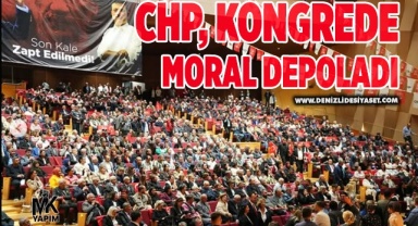 CHP’de tek adaylı gidilen genel kurula coşku hakimdi