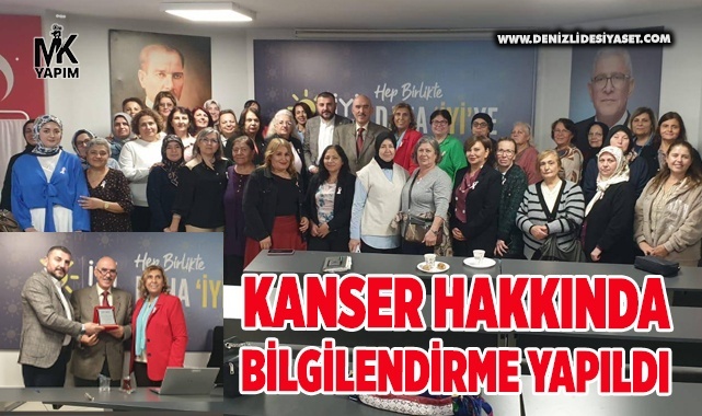 Kanser konusunda bilgi aktarımı yapıldı