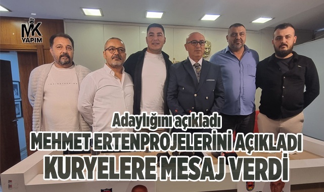 Mehmet Erten sahneye çıktı