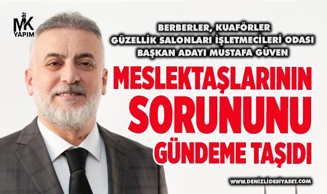 Mustafa Güven, meslektaşları için mağduriyet dilekçesi verdi
