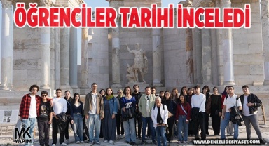 Öğrenciler tarihi yerinde inceledi