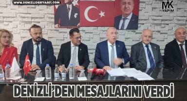 Ümit Özdağ Denizli’den mesajlarını verdi