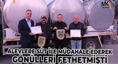 Gönüllerin kahramanına teşekkür ettiler