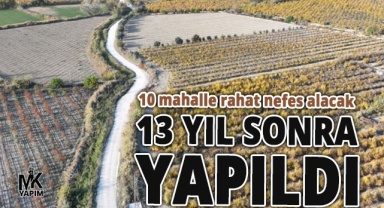 Pamukkale’de 10 mahallenin yolu düzeliyor
