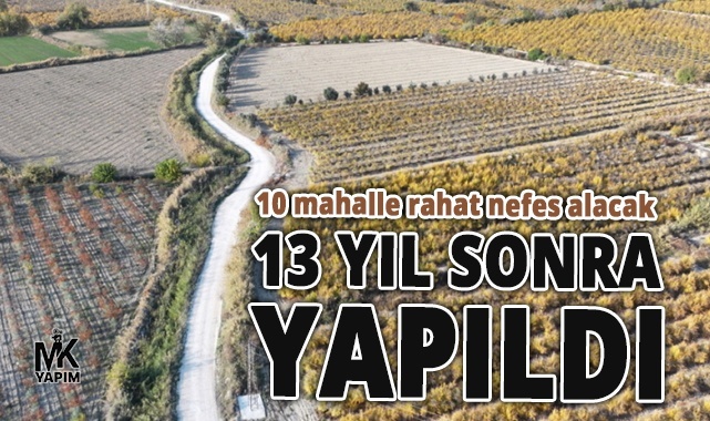 Pamukkale’de 10 mahallenin yolu düzeliyor