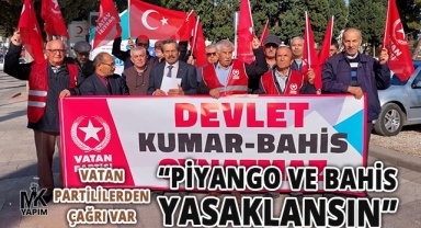 Vatan Partililerden yükselen ses: “Devlet kumar oynatmaz”