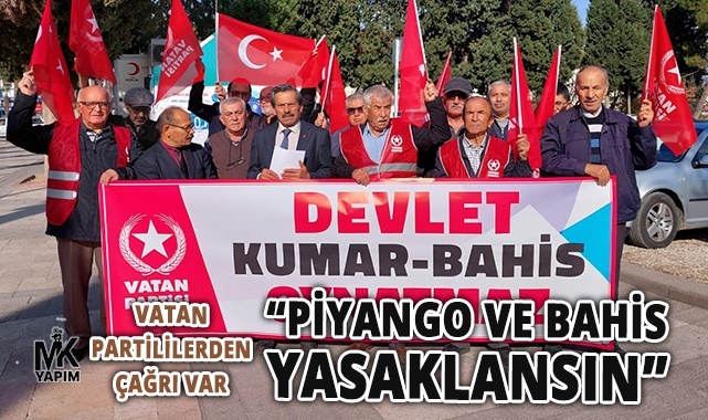 Vatan Partililerden yükselen ses: “Devlet kumar oynatmaz”