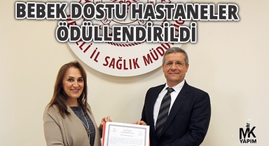 Bebek dostu hastanelere teşekkür belgeleri verildi