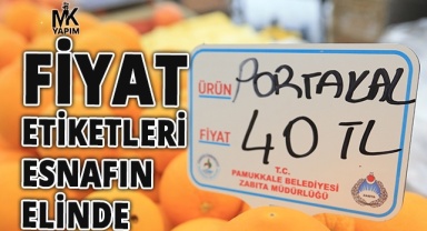 Fiyat etiketleri esnafın elinde