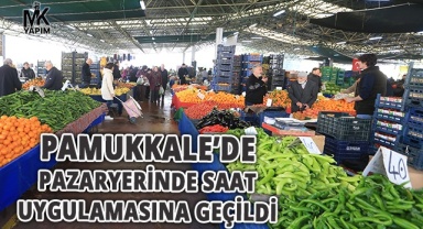 Pazaryerinde yeni saati uygulamasına geçildi