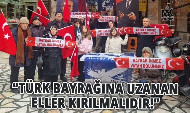 “Bayrak inmez vatan bölünmez”