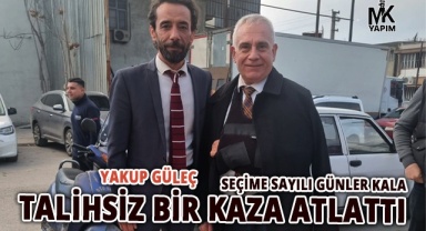 Seçimlere sayılı günler kala görünmez kaza atlattı