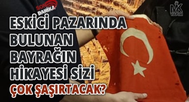 Sümerbank’ta üretilen bu bayrak 86 yaşında