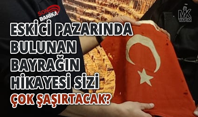 Sümerbank’ta üretilen bu bayrak 86 yaşında