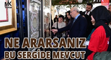 Tezhip, Hüsn-ü Hat, Ebru, deri aksesuar sergisi açıldı