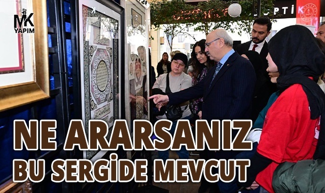 Tezhip, Hüsn-ü Hat, Ebru, deri aksesuar sergisi açıldı