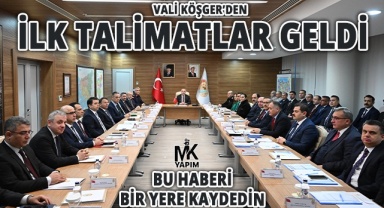 Vali Köşger’den memur ve vatandaşları ilgilendiren talimatlar geldi