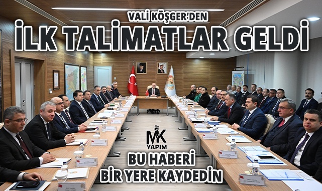Vali Köşger’den memur ve vatandaşları ilgilendiren talimatlar geldi