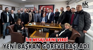 Yeni Başkan Karataş, ilk mesajlarını verdi