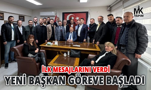 Yeni Başkan Karataş, ilk mesajlarını verdi