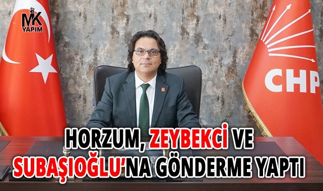 Ali Osman Horzum: “Tabi sizin tuzunuz kuru”