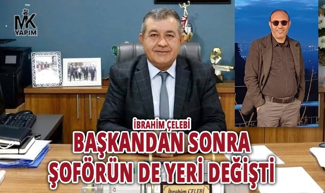 Başkandan sonra şoförün de yeri değişti