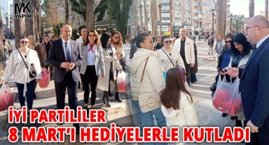 İyi Partililer, 8 Mart’ı hediyelerle kutladı