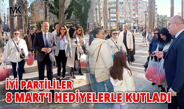 İyi Partililer, 8 Mart’ı hediyelerle kutladı
