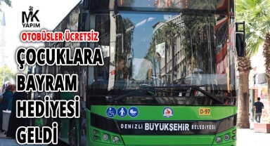 Çocuklara bayram hediyesi geldi