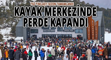 Denizli’de kayak sezonu kapandı