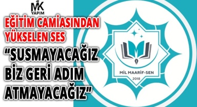 Eğitim camiası seslerini yükseltiyor