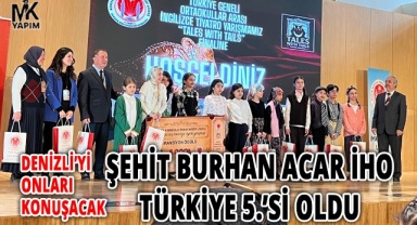 İncilipınar Şehit Burhan Acar İHO Türkiye 5.’si oldu