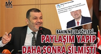 Paylaşım yapıp daha sonra silmişti. İlk kez konuştu