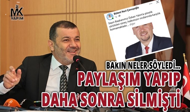 Paylaşım yapıp daha sonra silmişti. İlk kez konuştu