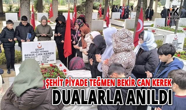 Şehidimiz Bekir Can Kerek 4. yılında dualarla anıldı