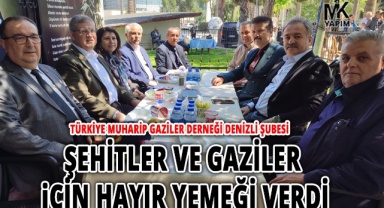 Şehitler ve gaziler için hayır yapıldı