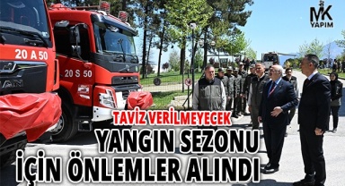 Yangın sezonu için önlemler alındı