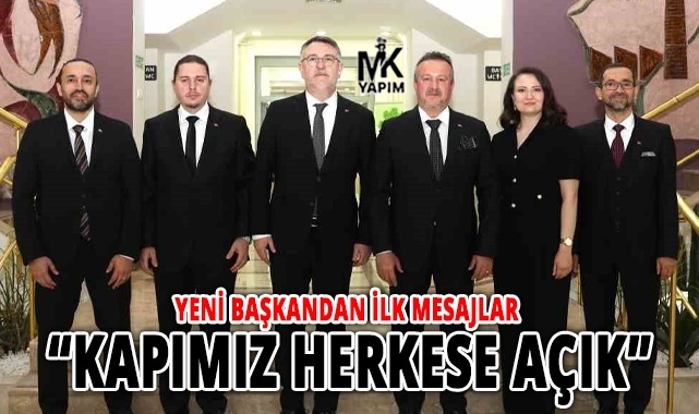Yeni başkandan ilk mesajlar: