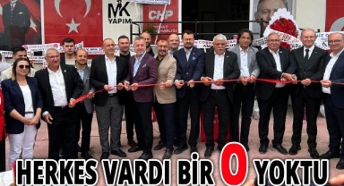 Açılışta herkes vardı bir o yoktu