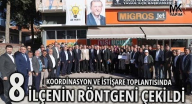 AK Parti, 8 ilçenin röntgenini çekti