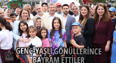 Genç-yaşlı gönüllerince bayram ettiler